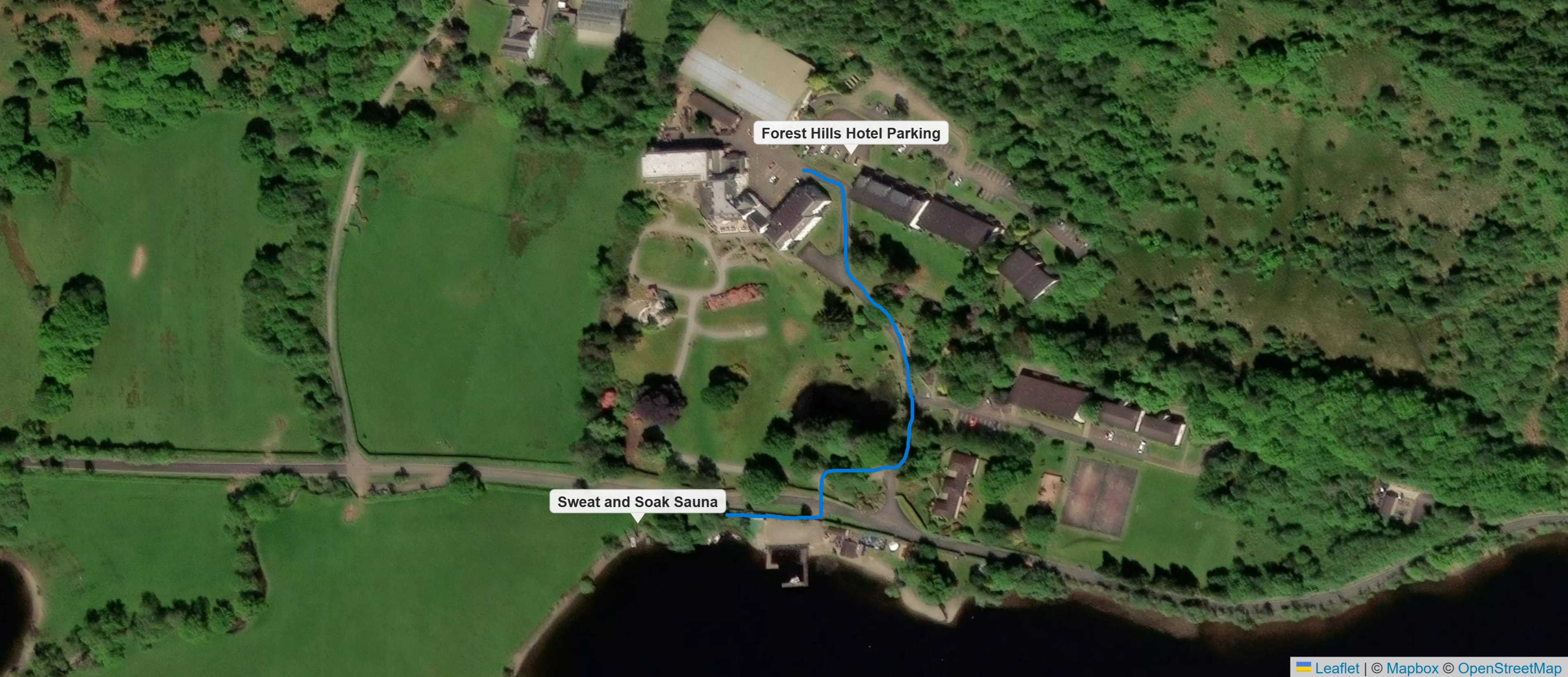 Sweat and Soak Sauna Parking